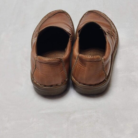 Pikolinos Womens EU 37 Tan Brown Leather Slip On Loafers US 6.5-7 - Picture 7 of 13